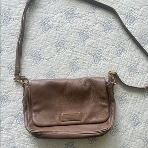 Marc By Marc Jacobs Brown Leather Crossbody Bag with Adjustable Strap
